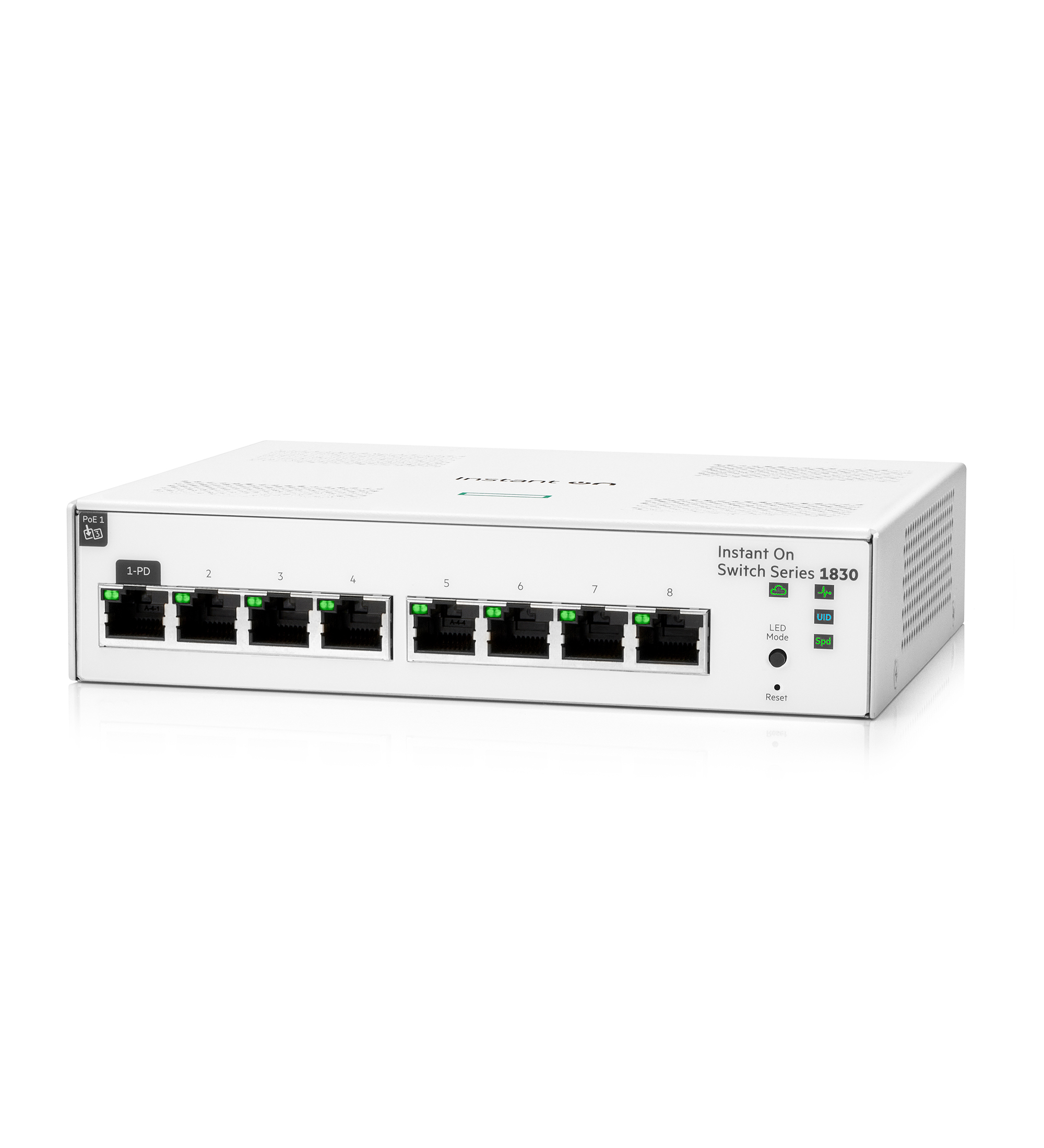 HPE Networking Instant On 1830-Switch mit 8 Anschlüssen 